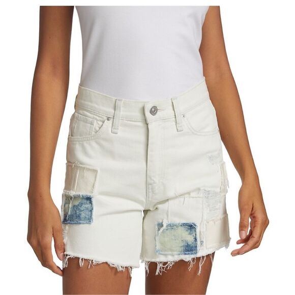 Hudson Jeans Pants - Hudson Jeans
Devon High-Rise Patchwork Boyfriend Shorts